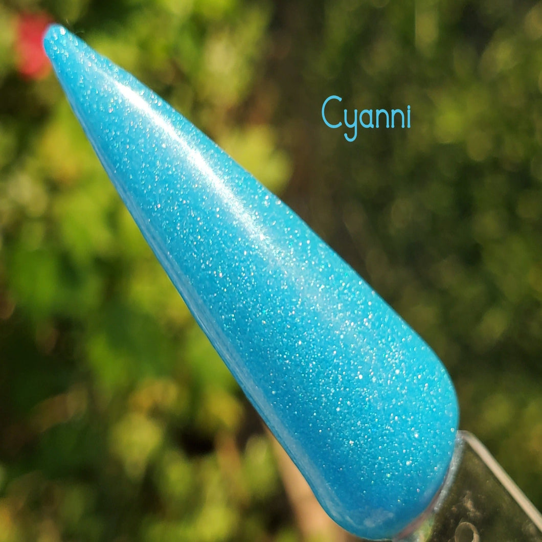 Cyanni - Blue Shimmer Nail Dip Powder
