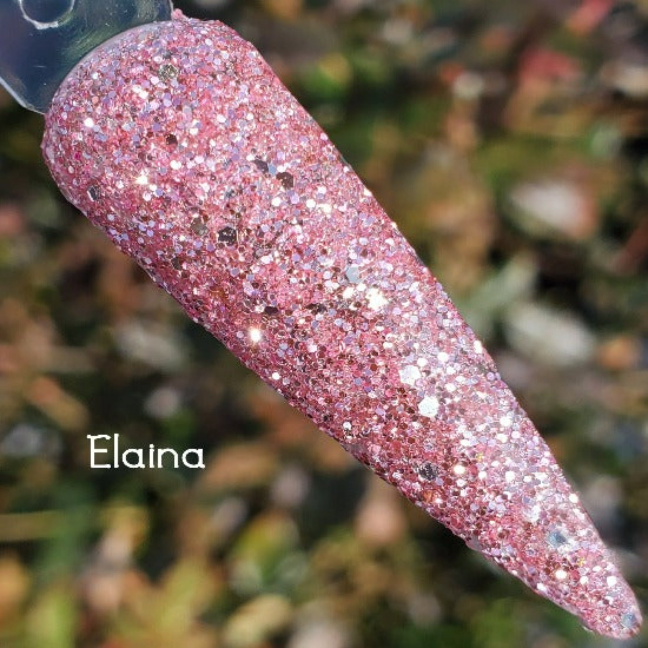 Fairy Dust (#99) - Iridescent pink chunky glitter dip powder