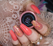 Load image into Gallery viewer, Anemone -Neon Coral Glow Nail Dip Powder
