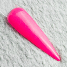 Load image into Gallery viewer, Princess Bubblegum -Neon Pink Glow Nail Dip Powder
