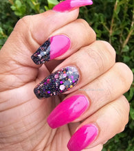 Load image into Gallery viewer, Amour- Navy, Black, Pink, Gold, Rose Gold Glitter, Foil Nail Dip
