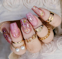 Load image into Gallery viewer, Pinky Promise- Pink Shimmer Nail Dip Powder
