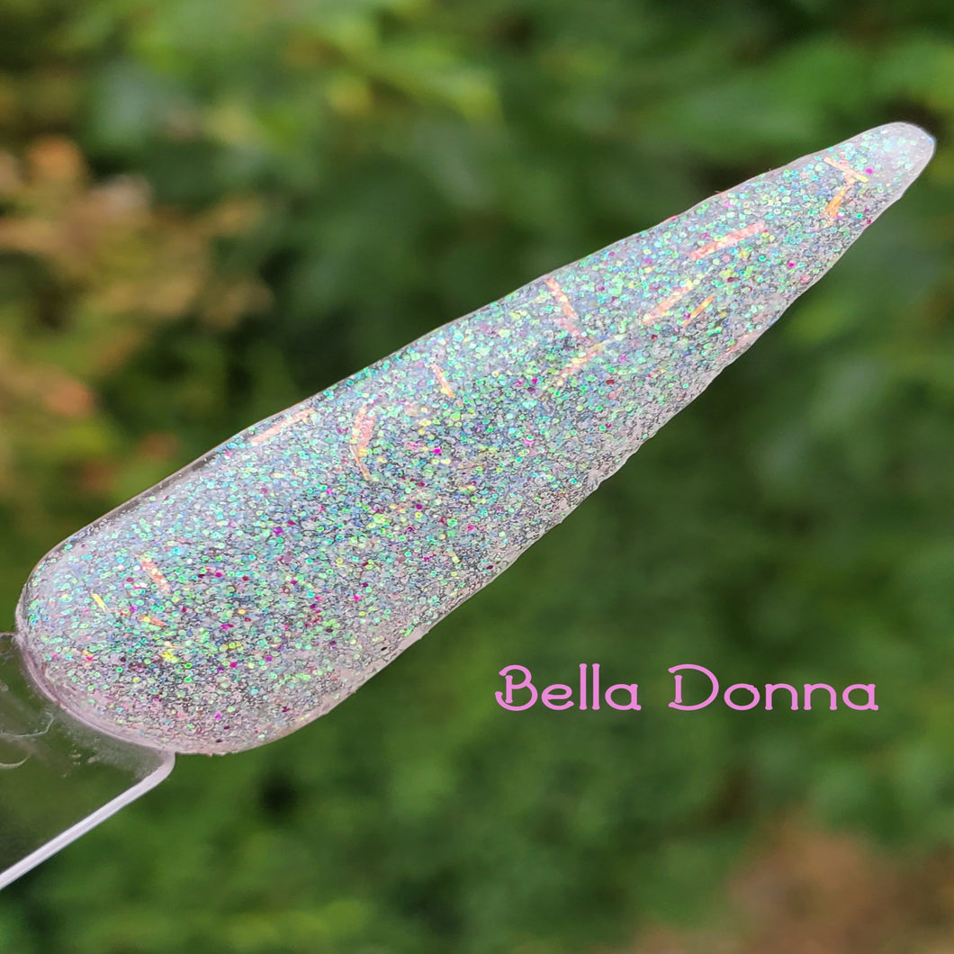 Bella Donna- White, Pink and Purple Glitter Nail Dip Powder