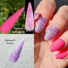 Load image into Gallery viewer, Rainbows &amp; Unicorns- Pastel Glitter Nail Dip Powder
