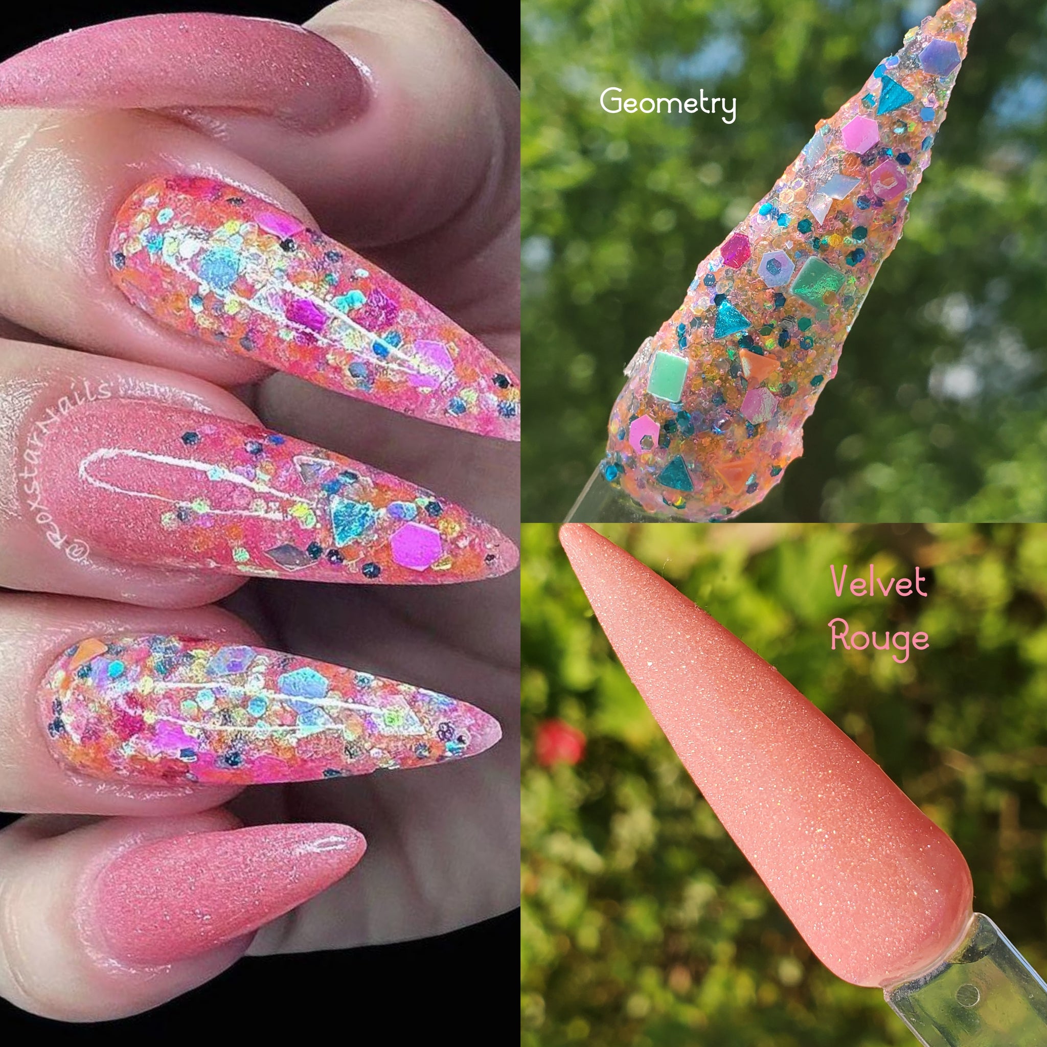 Anemone -Neon Coral Glow Nail Dip Powder – Nellie Belle's Nails