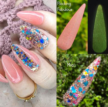 Load image into Gallery viewer, Mia- Gold, Rose Gold, Pink, Blue,  Glitter Nail Dip
