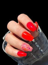 Load image into Gallery viewer, Allegra- Pink Thermal, Flakes Nail Dip Powder
