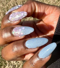 Load image into Gallery viewer, Sirena- Lavender, Pastel Chunky Glitter Nail Dip Powder
