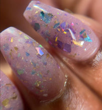 Load image into Gallery viewer, Something Like A Yonnicorn - Lavender Glow, Flakes Nail Dip Powder
