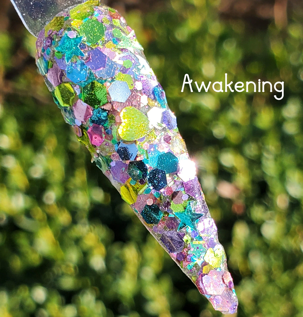 Awakening- Spring Multi-Color Glitter Nail Dip Powder