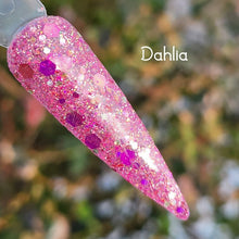 Load image into Gallery viewer, Dahlia- Pink and Gold Nail Dip Powder
