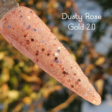 Load image into Gallery viewer, Dusty Rose Gold 2.0-Pink Nail Dip Powder
