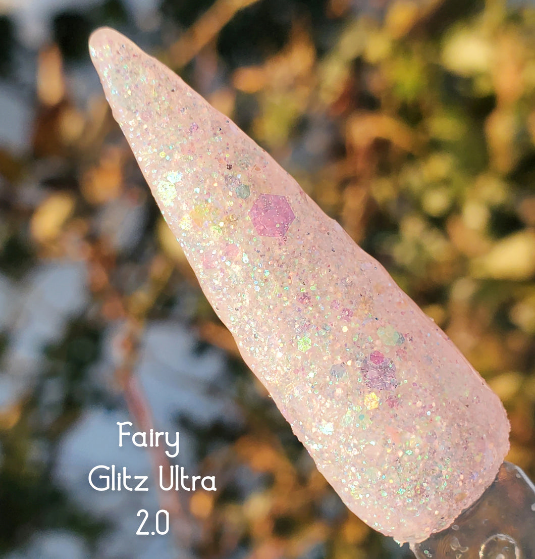 Fairy Glitz Ultra 2.0- Pink Nail Dip Powder