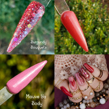 Load image into Gallery viewer, Belle Bundles- Burgundy Bouquets, Daddy-O, Mauve Ya Body
