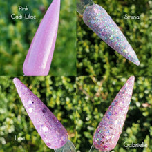 Load image into Gallery viewer, Sirena- Lavender, Pastel Chunky Glitter Nail Dip Powder
