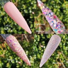 Load image into Gallery viewer, Lotus Nectar- Pink Shimmer Nail Dip Powder
