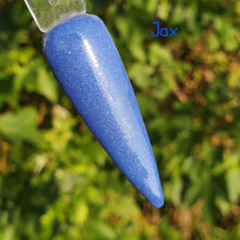 Load image into Gallery viewer, Jax- Royal Blue Shimmer Nail Dip Powder
