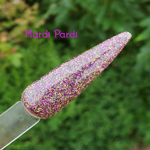 Load image into Gallery viewer, Mardi Pardi- Purple Nail Dip Powder- Purple, Green, Gold
