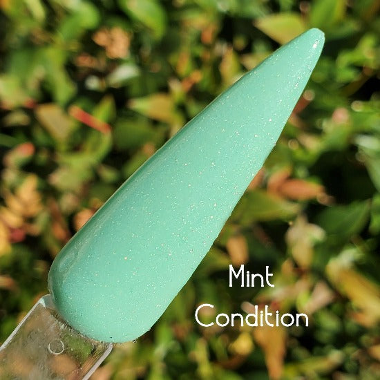 Mint Condition-Mint Green Shimmer Nail Dip Powder