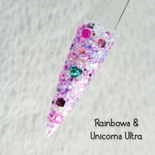 Load image into Gallery viewer, Rainbows &amp; Unicorns Ultra- Glitter Nail Dip Powder
