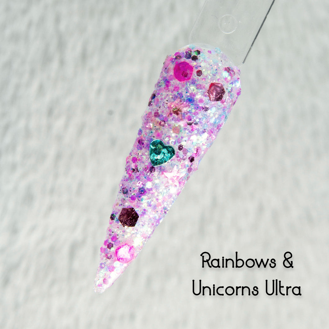 Rainbows & Unicorns Ultra- Glitter Nail Dip Powder