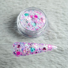 Load image into Gallery viewer, Rainbows &amp; Unicorns Ultra- Glitter Nail Dip Powder
