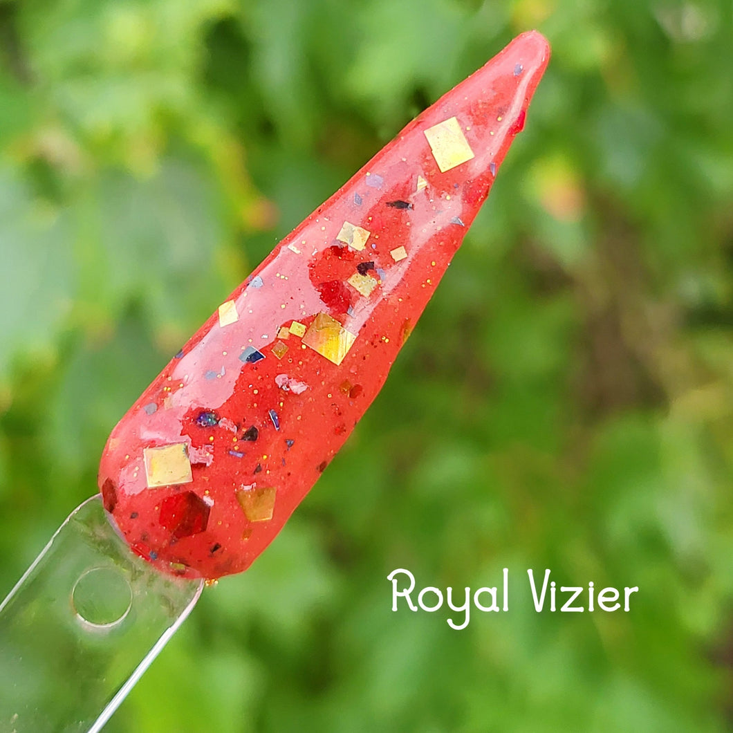 Royal Vizier- Red, Black, and Gold Dip Powder
