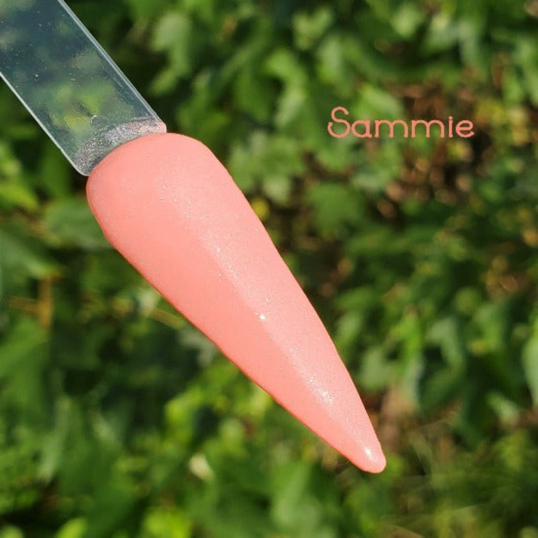 Sammie-  Salmon Shimmer Nail Dip Powder