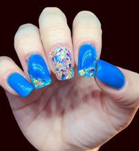 Load image into Gallery viewer, Cobalt Curacao - Blue Glow Nail Dip Powder
