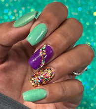 Load image into Gallery viewer, Caribbean Breeze - Seafoam Green Shimmer Nail Dip Powder
