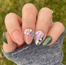 Load image into Gallery viewer, Belle-inis &amp; Blooms- Pastel Chunky Glitter Nail Dip Powder
