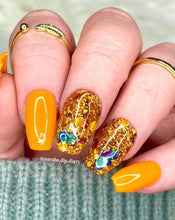 Load image into Gallery viewer, Blazing Rays - Orange Shimmer Nail Dip Powder
