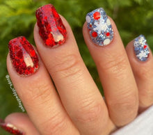 Load image into Gallery viewer, Reindeer Games - Chunky Red Glitter Nail Dip Powder
