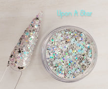 Load image into Gallery viewer, Upon A Star - Iridescent and Holographic Super Color Shift Nail Dip Powder
