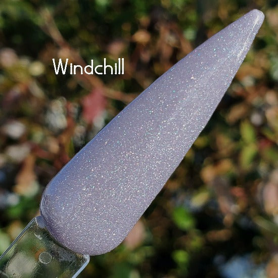 Windchill -Gray Shimmer Nail Dip Powder