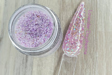 Load image into Gallery viewer, Lavender Daydreams- Purple Glitter Nail Dip Powder
