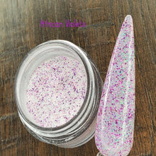 Load image into Gallery viewer, African Violets - Purple Glitter Nail Dip Powder
