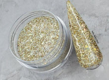 Load image into Gallery viewer, Josephine- Gold and Silver Nail Dip Powder

