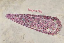 Load image into Gallery viewer, Smyrna Sky- Pink Glitter Nail Dip Powder
