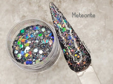 Load image into Gallery viewer, Meteorite- Gunmetal/Gray Nail Dip Powder

