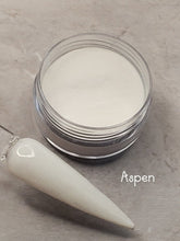 Load image into Gallery viewer, Aspen - White Shimmer Nail Dip Powder
