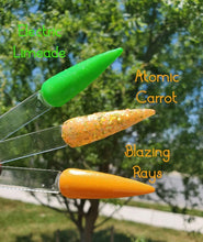 Load image into Gallery viewer, Atomic Carrot - Orange and Green Glow Nail Dip Powder
