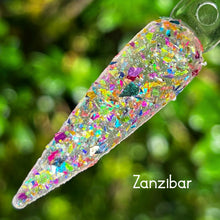 Load image into Gallery viewer, Zanzibar -Summer Flakes Nail Dip Powder
